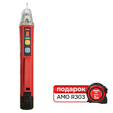Комплект индикатора напряжения RGK AC-10 и рулетка AMO R303