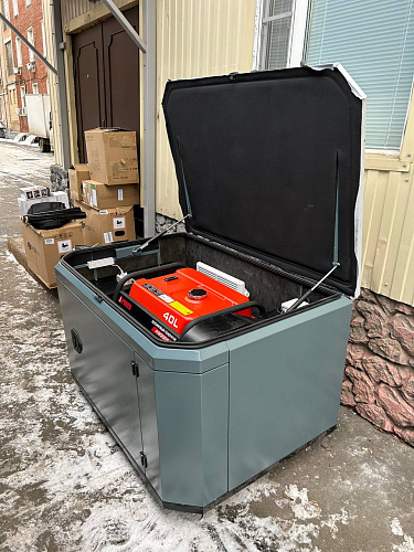 A-iPower A9000EAX в супер тихом зимнем кожухе 1400SS RAL 7031