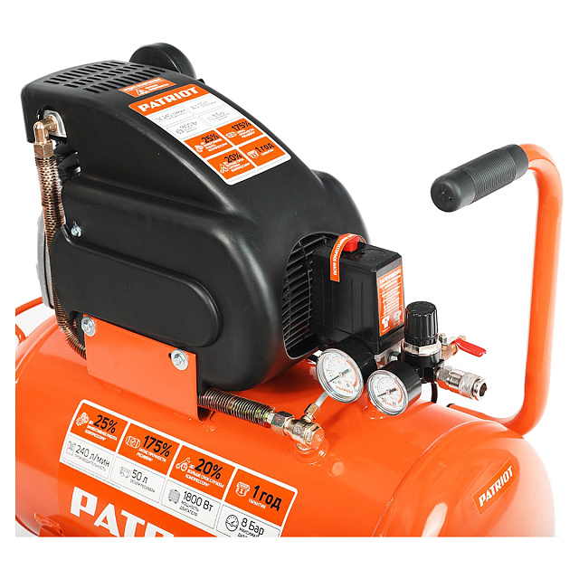Patriot LRM 50-240 C - масляный компрессор