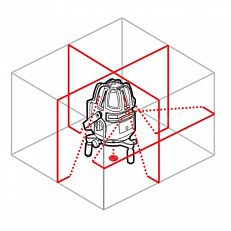 Схема лучей нивелира RGK LP-74
