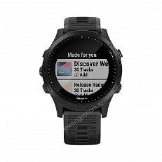 спорт Часы Garmin Forerunner 945 черные с чёрным ремешком