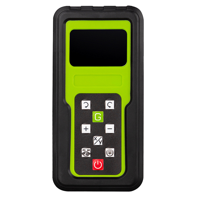 RGK SP-500G - ротационный нивелир (ротационный / зеленый луч / 900м с приемником / АКБ)