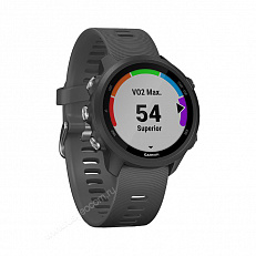 спортивные Часы Garmin Forerunner 245 черные с серым ремешком