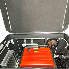 FUBAG BS 19000 A ES в тихом зимнем кожухе 1600 RAL 7035 - бензиновый генератор