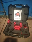 RGK SP-312 + элевационный штатив RGK SH-170 + рейка RGK LR-2 + дальномер RGK DL100 - ротационный нивелир с красным лучом