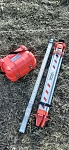 RGK SP-310 + элевационный штатив RGK SH-170 + рейка RGK LR-2 + дальномер RGK DL100 - ротационный нивелир с красным лучом