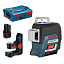 Bosch GLL 3-80 C с калибровкой + BM 1 + GBA 12V + L-Boxx- лазерный нивелир